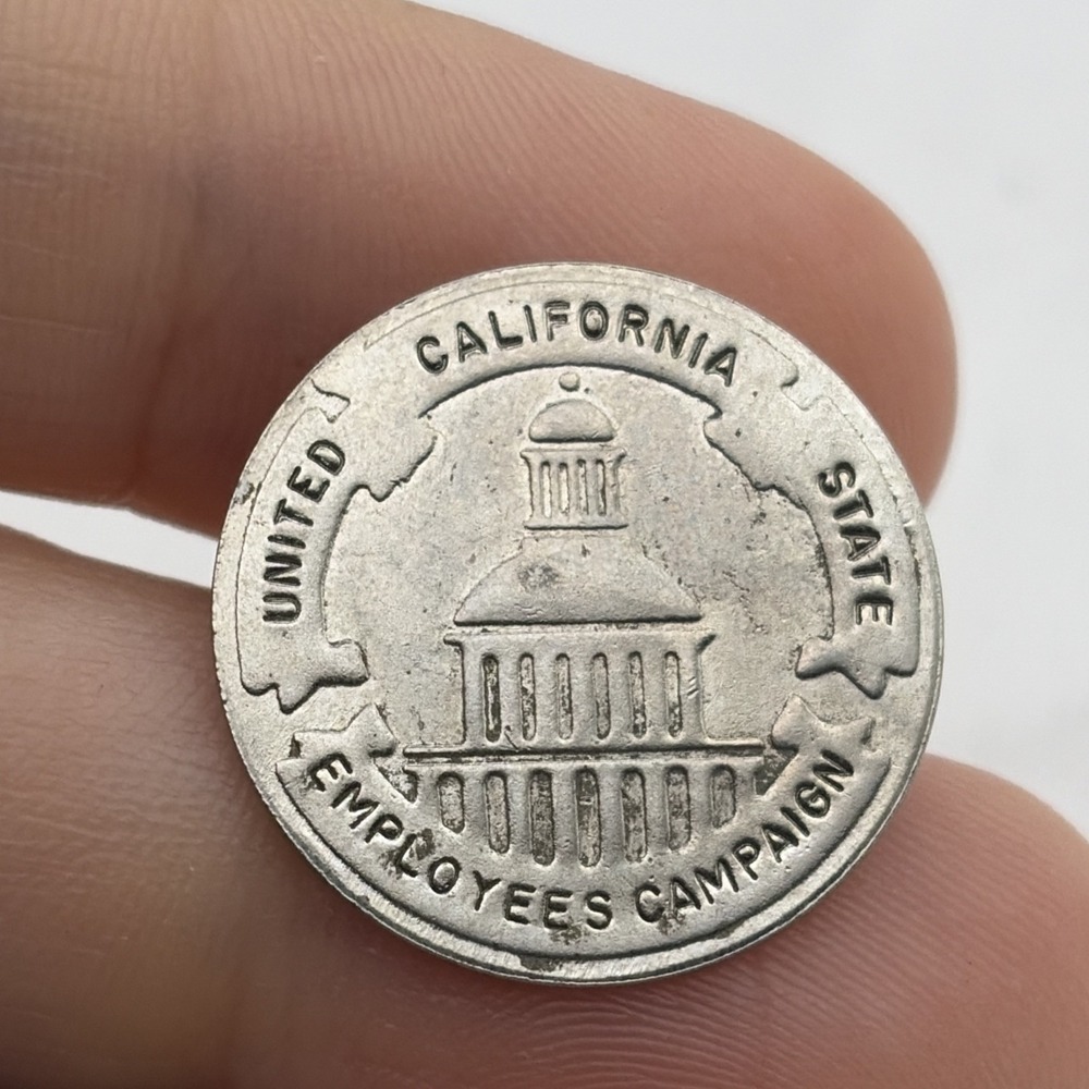 United California State Employees Campaign Lapel Hat Pin